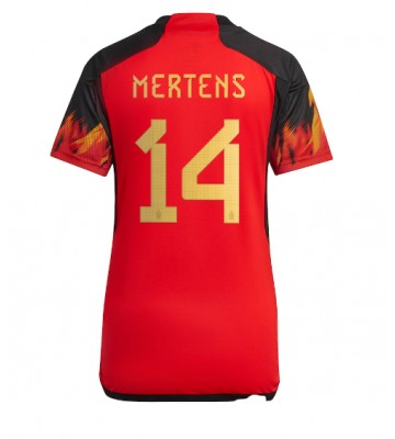 Belgien Dries Mertens #14 Hjemmebanetrøje Dame VM 2022 Kort ærmer